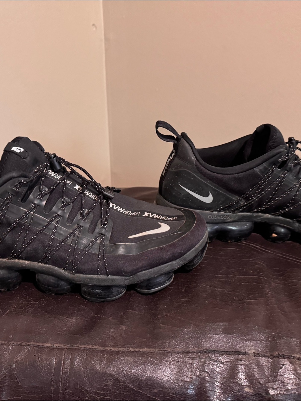 Nike Men’s Black VaporMax Running Sneakers